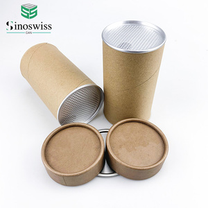 Tùy Chỉnh Tái Chế Gia Vị Gia Vị Giấy Container Vòng Kraft Ống Bóc Nắp Xi Lanh Muối Bột Bao Bì Thực Phẩm Hộp - Product Image 6
