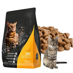 Oem Odm cinese a basso prezzo cibo per animali domestici all'ingrosso senza grano cibo secco per gatti 20kg sacchetto