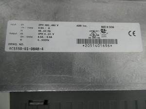 ACS550-U1-08A8-4 ไดรฟ์ VFD แบบ AC 0-500Hz 380-480V-AC 5HP 0-480V-AC PLC - Product Image 2