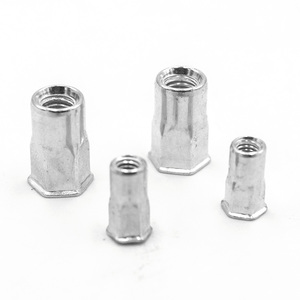 Đai Ốc Đinh Tán Mù Nửa Lục Giác SS304 Tùy Chỉnh Đai Ốc Đinh Tán Thân Hình Lục Giác Có Khía Đầu Phẳng Vít Khoan Lỗ Đai Ốc Đai Ốc Lục Giác M4 - Product Image 3