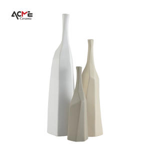 <span class=keywords><strong>Vase</strong></span> en céramique blanche créatif fait main, lot de 3, <span class=keywords><strong>pour</strong></span> herbe de la <span class=keywords><strong>pampa</strong></span>, style européen, céramiques vintage, vases à fleurs <span class=keywords><strong>pour</strong></span> la décoration de la maison - Product Image 3