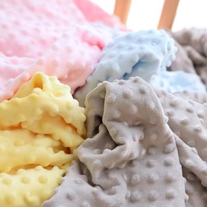 New Style Soft Cozy Comfortable Knitted Minky Baby Blanket Portable Dot Cartoon Pattern <strong>Throw</strong> for Bedroom <strong>Outdoor</strong> Folded Feature - Product Image 4