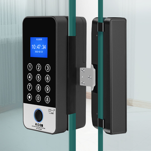 Serrure de porte coulissante intelligente à reconnaissance faciale et empreintes digitales, contrôle par application Tuya, pas de perçage requis, accès électronique intelligent pour bureau - Product Image 3