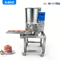 Nouvelle machine automatique à hamburgers, équipement commercial de transformation de la viande pour restaurants, production de 2100 hamburgers/h