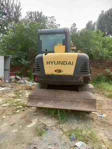 Miniexcavadora Hyundai Usada, Excavadora de Ruedas Hyundai 60W-7 a Bajo Precio, Excavadora Hidráulica Hyundai 60W-7 Usada - Product Image 3