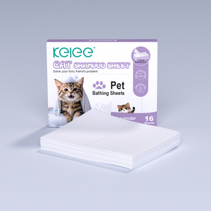 KELEE Tablettes de nettoyage pour animaux de compagnie Feuilles de nettoyage pour <span class=keywords><strong>le</strong></span> bain Feuilles de nettoyage pour animaux de compagnie Bandes de bain détergentes pour chiens et chats - Product Image 2