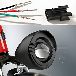 Faro per E-Bike Ricaricabile a Lunga Durata, Personalizzabile, IPX4 con Altoparlante per Tutte le Biciclette Elettriche - Product Image 2