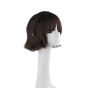 Persona 5 Makoto Niijima Cosplay Pruik Bruin Pigtails Synthetisch Haar Anime <span class=keywords><strong>Game</strong></span> Kostuum Feest Springerige Krullende Uiteinden Schoolmeisje Stijl - Product Image 2