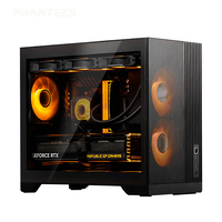 Mid Tower SGCC Plastic Computer Case Side Panel Window MicroATX Form Factor 3 Fans Front/Top Cooling 240mm/360mm Radiator