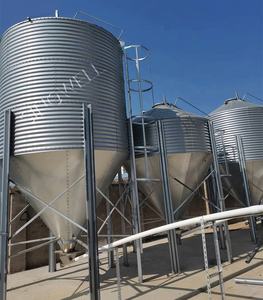 2022 Groothandel Feed Hopper Bin Pig Feed Bin Varken Apparatuur Dier Feeder Silo Graan Opslag Magazijn Opslag Hopper - Product Image 5