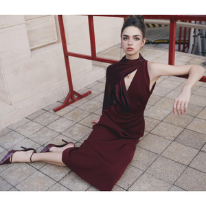 ชุดเดรสที่ดูสง่างามใส่ได้ทุกวันเสื้อผ้า OEM คุณภาพสูงวัสดุคงทนผลิตจากโรงงาน Enzo Leo Vietnam ออกแบบได้ตามต้องการ - Product Image 2