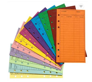 Hot Selling Spiraalbinding 6 Gaatjes Losse Bladkleur Kraftpapier Budget Tracking <span class=keywords><strong>Letter</strong></span> Set - Product Image 1
