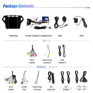 फोर्ड मोनदेव 2007-2010 जीपीएस कारप्ले कार ऑटो ब्लैक एंड्रॉइड 12 वाईफ़ाई 2 दिन - Product Image 2