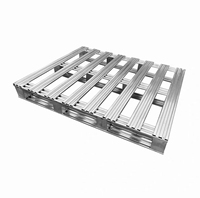 Palette de stockage mobile empilable en acier galvanisé à chaud de qualité industrielle Depotfit