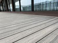 Gaufrage extérieur 3d bois dur stratifié piscine bois plastique composite planche de bois pont wpc