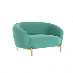 Divano Moderno in Velluto per Salotto e Salone di Bellezza, Stile Semplice ed Elegante - Product Image 2