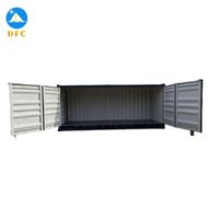 Conteneur 20 pieds 20GP à porte latérale entièrement ouvrante personnalisable, certifié ISO, pour la logistique de fret et l'expédition