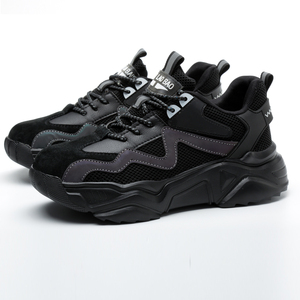 <span class=keywords><strong>Chaussures</strong></span> <span class=keywords><strong>de</strong></span> <span class=keywords><strong>sécurité</strong></span> pour hommes en cuir microfibre antidérapantes à bout en acier pour la vente en gros - Product Image 2