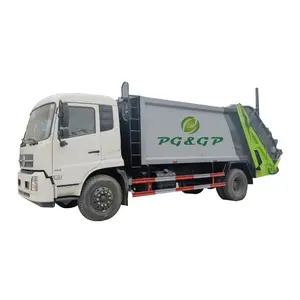 8m3 garbage waste compactor truck manual trash compactor