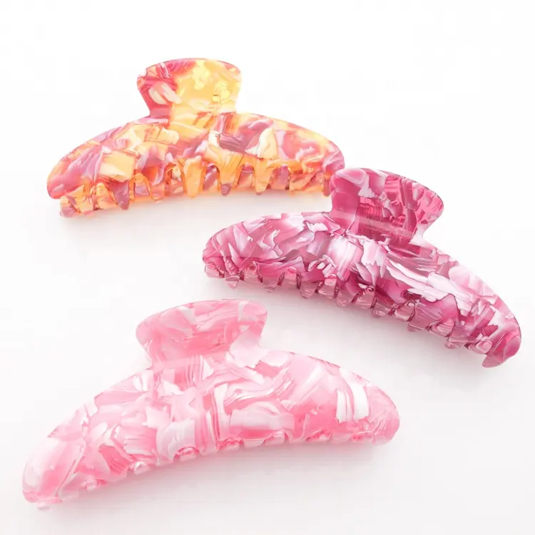 CANYUAN Spring New Korean Acetate Large Hair Claw Clips For Girls Fashion Durable Hair Clip Claws High Quality Hair Accessories