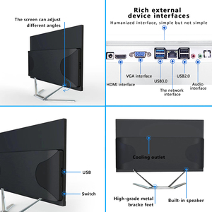 23.6 "AIO máy tính xách tay Core I7 kinh doanh Gamer Máy tính để bàn monoblock Máy tính chơi Game Barebone All-in-One + PC - Product Image 6
