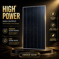 Système de panneaux solaires NB-TOP PERC demi-cellules flexibles double vitrage TUV 550W 2384*1303*35 Modèle NB-TOP-3