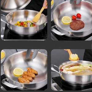 Pentola a Vapore Multistrato in Acciaio Inox 304 con Coperchio in Vetro Temperato - Compatibile con Induzione e Gas, Vaporiera in Metallo Impilabile - Product Image 6