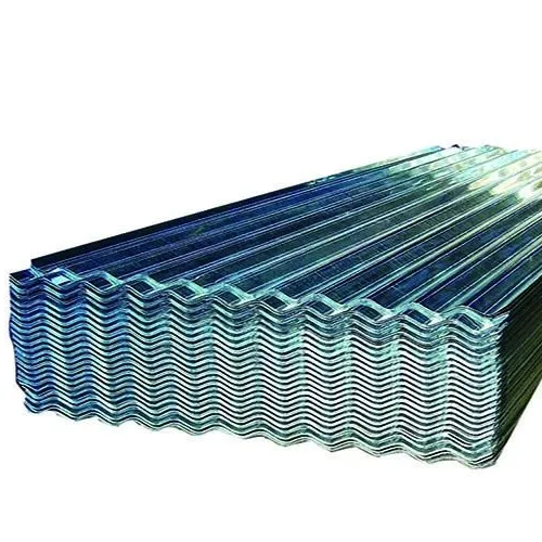 Tôle de toiture en acier ondulé galvanisé/aluminium revêtu de couleur Ral 5020 Zinc Dx54D