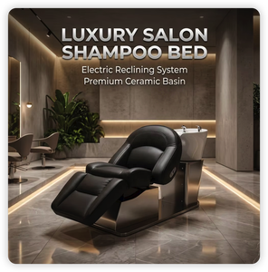 Chaise de massage thaïlandaise moderne pour salon de coiffure, lit de shampooing pour spa capillaire - Product Image 1