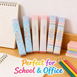 Gomme Arc-en-ciel Promotionnelle pour Élèves du Primaire – Gomme Rectangulaire Adorable et Propre – Papeterie pour Enfants – Prix de Marque ZKJ - Product Image 5