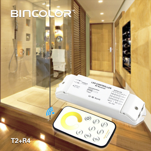 <strong>T2</strong>+R4 CCT LED Controller Rf <strong>Remote</strong> <strong>Control</strong> Dual White Led Controller - Product Image 2