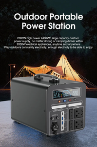 Estación Generadora Solar LiFePO4 de Alta Capacidad con Controlador MPPT y Linterna para Uso Doméstico, 1000W 700Wh 110V/220V Onda Sinusoidal Pura - Product Image 2