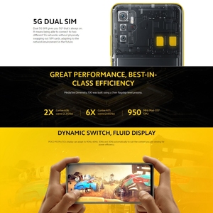 Xiaomi-smartphone <span class=keywords><strong>POCO</strong></span> <span class=keywords><strong>M3</strong></span> <span class=keywords><strong>Pro</strong></span> 5G versión Global, teléfono móvil inteligente de 6,5 pulgadas, MIUI <span class=keywords><strong>12</strong></span>/11 <span class=keywords><strong>Android</strong></span>, cámara de 48MP, 6GB + 128GB - Product Image 4