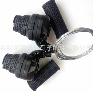 Palanca de cambios para bicicleta, 7 velocidades, aleación de aluminio, dial de posicionamiento, empuñaduras duraderas para bicicleta de montaña - Product Image 4