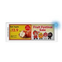 Label Rak Elektronik MinewTag BLE5.0 untuk Toko Retail, Label Harga Digital 5.79'', 4 Warna, Ultra Tipis, Daya Tahan Baterai 5+ Tahun, Jangkauan 120m