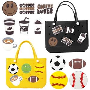 Aksesoris Dekorasi Gantungan Tas Bogg Bag, Tas Tangan Pantai Wanita Mewah EVA Ukuran Besar 8cm Bentuk Kupu-kupu dengan Gesper - Product Image 5