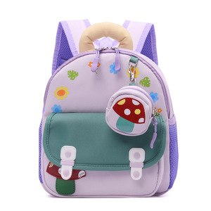 Small Student Backpack School Bag for <strong>Children</strong> <strong>Trolley</strong> Mini Shoulder Bag Waterproof RFID Protected Nylon 20-36L Capacity - Product Image 3