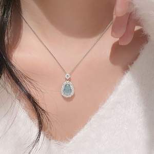 Collier en argent sterling S925 avec pendentif fin en argent super immortel et polyvalent, design papillon volant, collection Qixi - Product Image 2