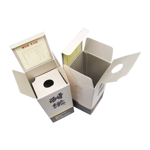 กล่องกระดาษห่อไวน์แบบแข็งพิมพ์โลโก้ได้ตามต้องการ - Product Image 1