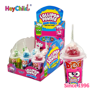 Kẹo Bán Buôn Tùy Chỉnh Nhãn Hiệu Riêng Vui Vẻ Tự Làm Kem Hình Ngâm <span class=keywords><strong>Lollipop</strong></span> Với Hương Vị Hỗn Hợp Và Bột Chua Hoàn Hảo OEM - Product Image 6