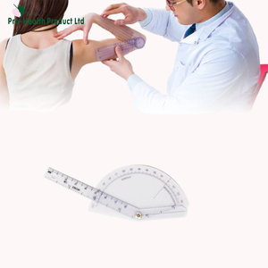 Goniometro da 6 pezzi righelli con goniometro spinale, goniometro a dito, strumento di misura del movimento della gamma articolare di 360 gradi - Product Image 5