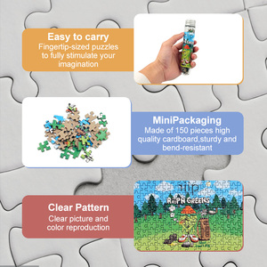 Custom Design 150 Pcs Tiny Mini Children Jigsaw Puzzle <strong>Game</strong> Maker Adult Test Tube <strong>Small</strong> Fun Jigsaw Puzzle <strong>Game</strong> - Product Image 5