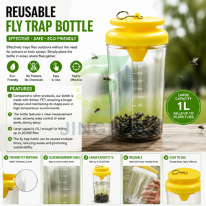 Trampa <span class=keywords><strong>para</strong></span> <span class=keywords><strong>Moscas</strong></span> Ecológica en Botella, Reutilizable, de Gran Capacidad, <span class=keywords><strong>para</strong></span> Exteriores, Hogar, Jardín y Granja, Proveedor OEM - Product Image 1
