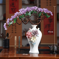 Arbre en cristal Feng Shui artisanal de luxe à prix avantageux pour la décoration intérieure de la maison, à poser sur une table