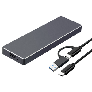 Caja de Disco Duro de Aluminio con Protocolo Dual USB3.<span class=keywords><strong>2</strong></span> GEN2 M.<span class=keywords><strong>2</strong></span> NVME SATA NGFF, Carcasa Universal Tipo-C para Disco Duro M.<span class=keywords><strong>2</strong></span> - Product Image 4