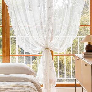 Farfalla francese Iris filato Jacquard pura luce della tenda filtrante velo trasparente tende garza per soggiorno - Product Image 2