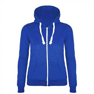 Unisex <b>Black</b> Cotton French Terry <b>Zip</b>-Up <b>Hoodie</b> Regular Fit Solid Color Casual Autumn Hooded Sweatshirt Front Pocket - Product Image 6