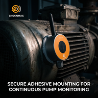 Detector de Fugas de Gas Ultrasónico con Sensor Fijo ENSENMAX ACOUSEN 400, IoT Industrial, Mantenimiento Predictivo, IP67