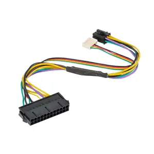 كابل طاقة محول PCI-E PSU ATX من 24 Pin إلى 6 Pins من 18AWG من 24 Pin إلى 6 Pins للوحة الأم Z220Z230Z240 SFF