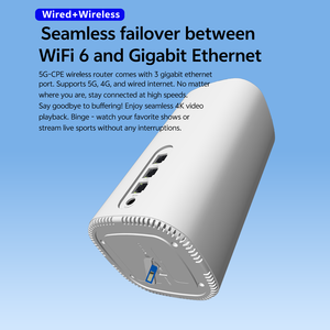 Aozora W56CA เราเตอร์ CPE แบบพกพา5G NR WiFi 6พร้อมช่องใส่ซิมการ์ด20000mAh แบตเตอรี่รองรับการชาร์จแบบย้อนกลับ - Product Image 4